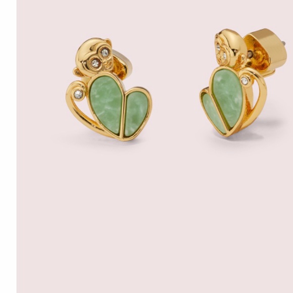 kate spade Jewelry - NWT Kate Spade Animal Party Monkey Stud Earrings
